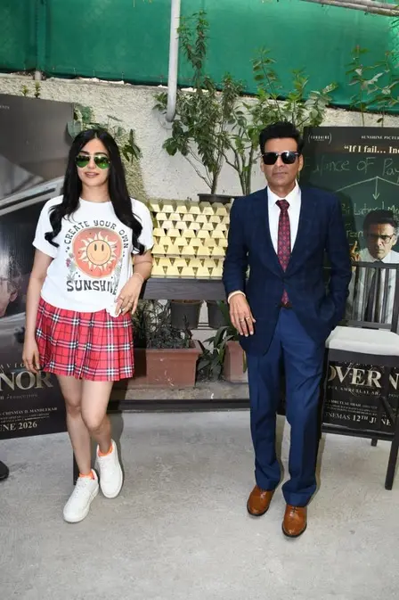 Adah Sharma and Manoj Bajpayee were seen at the trailer launch of their upcoming film, Governor: The Silent Saviour. Adah Sharma and Manoj Bajpayee were seen at the trailer launch of their upcoming film, Governor: The Silent Saviour.